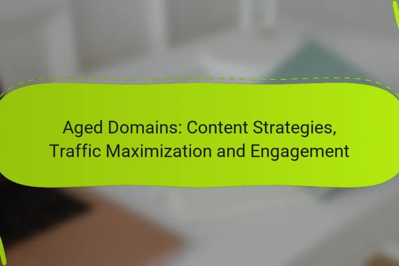 Aged Domains: Content Strategies, Traffic Maximization and Engagement