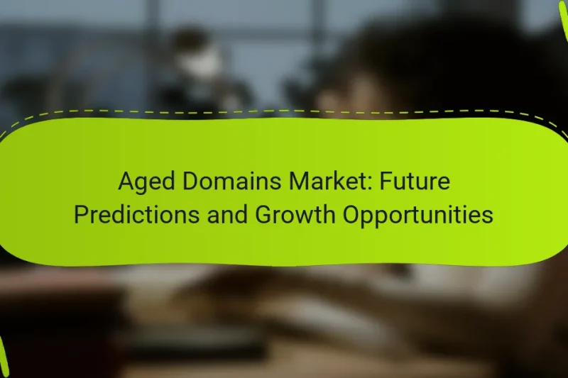 Aged Domains Market: Future Predictions and Growth Opportunities