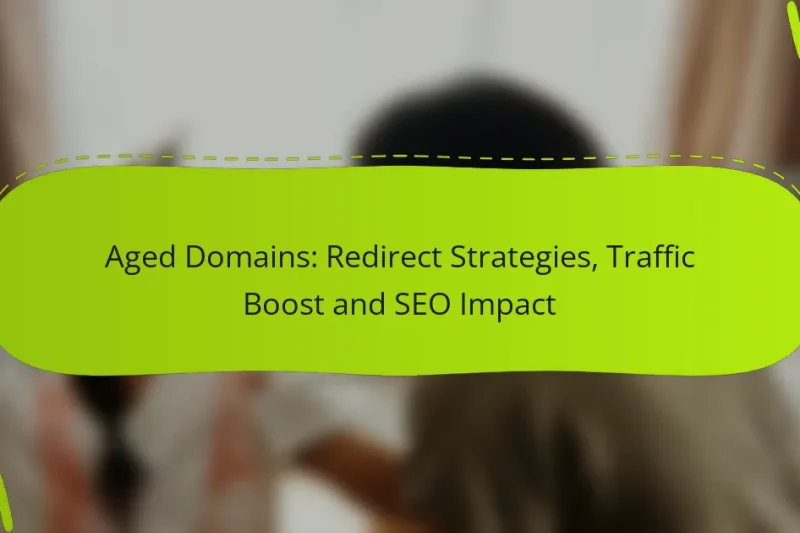 Aged Domains: Redirect Strategies, Traffic Boost and SEO Impact